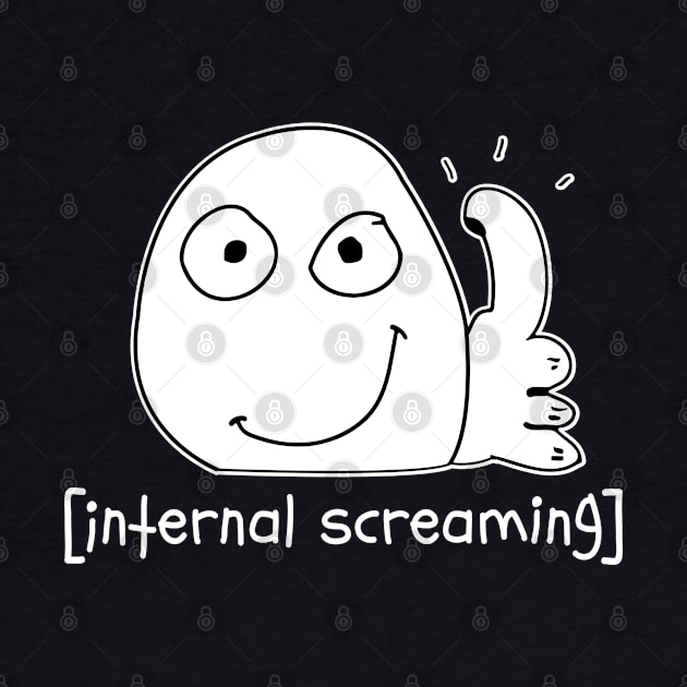 Introvert Meme internal screaming Thumbs Up Dank Meme by alltheprints